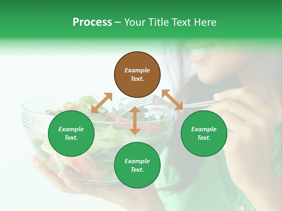 Girl Appetizer Starter PowerPoint Template