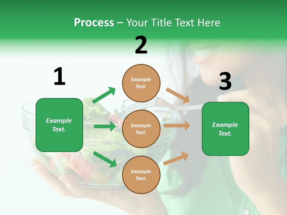 Girl Appetizer Starter PowerPoint Template