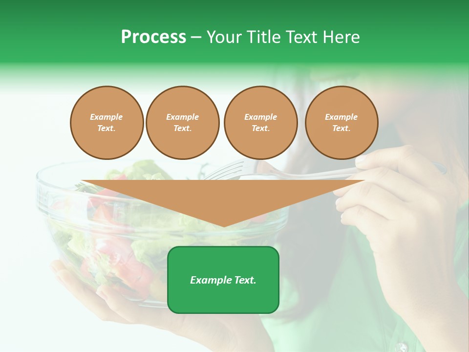Girl Appetizer Starter PowerPoint Template