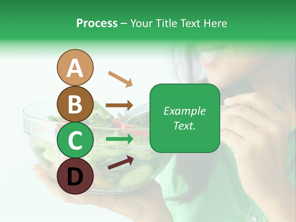 Girl Appetizer Starter PowerPoint Template