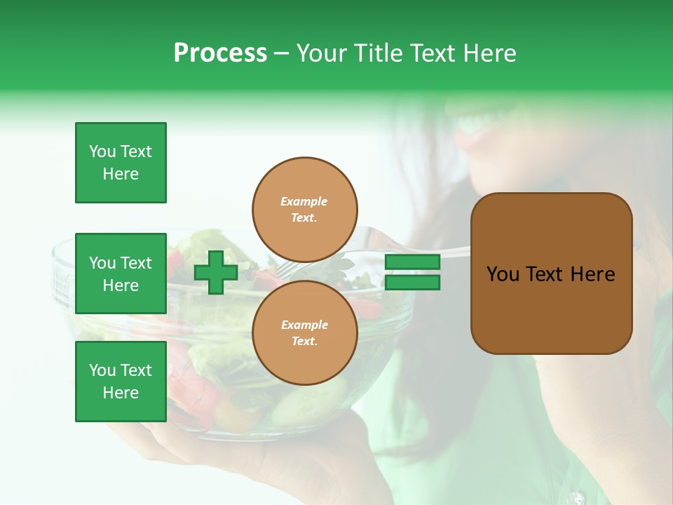 Girl Appetizer Starter PowerPoint Template