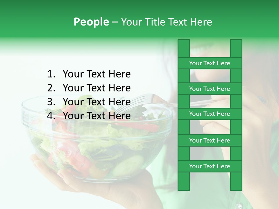 Girl Appetizer Starter PowerPoint Template