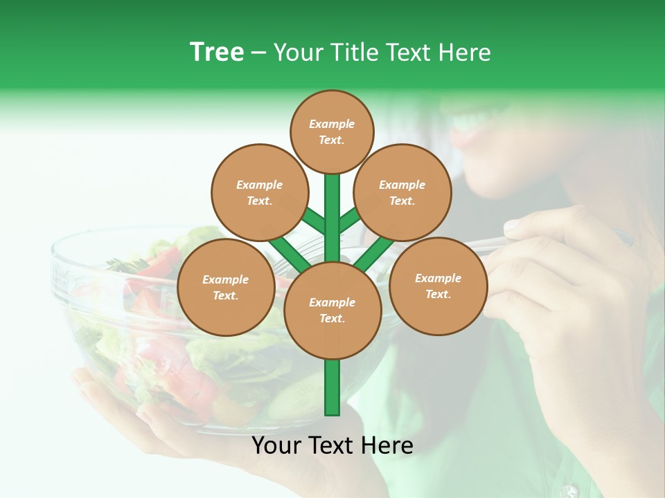 Girl Appetizer Starter PowerPoint Template