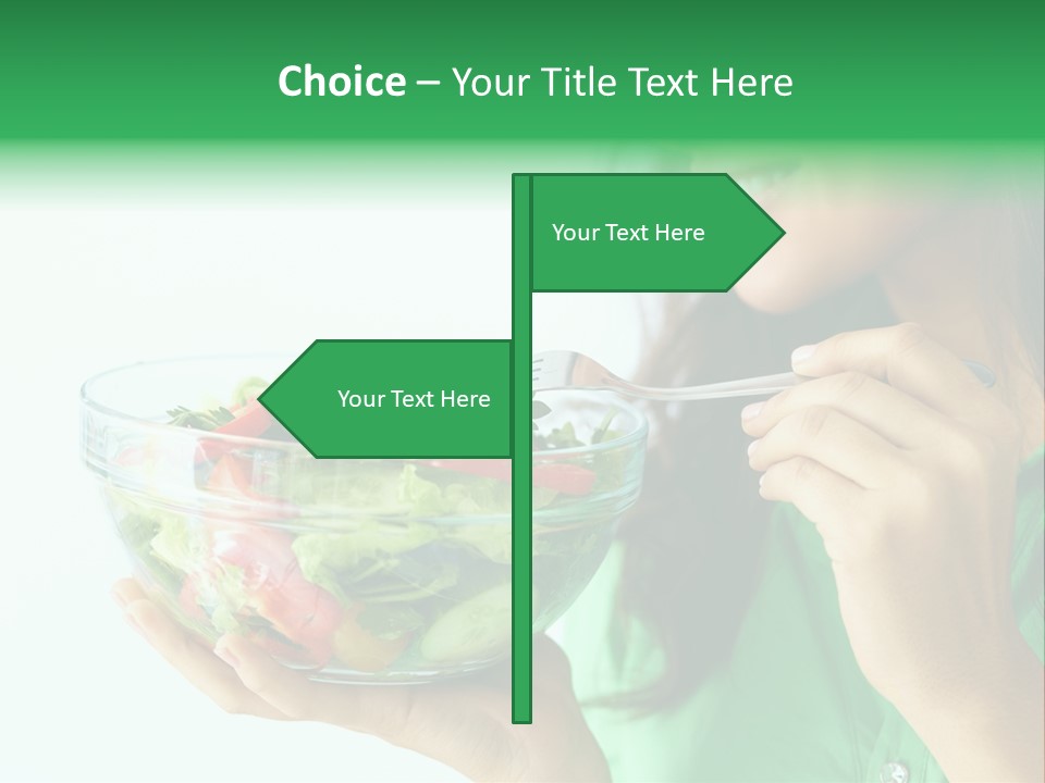 Girl Appetizer Starter PowerPoint Template