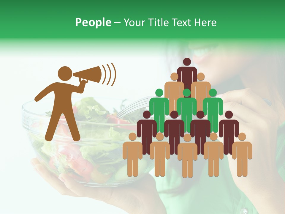 Girl Appetizer Starter PowerPoint Template