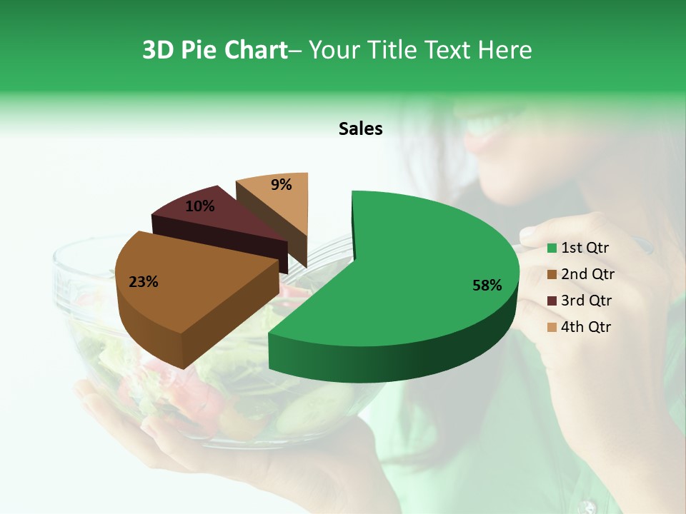 Girl Appetizer Starter PowerPoint Template