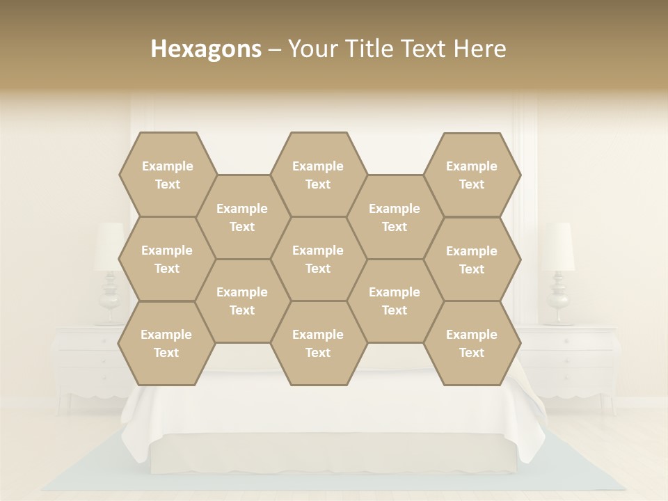 Furniture Comfortable Bed PowerPoint Template