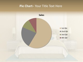Furniture Comfortable Bed PowerPoint Template