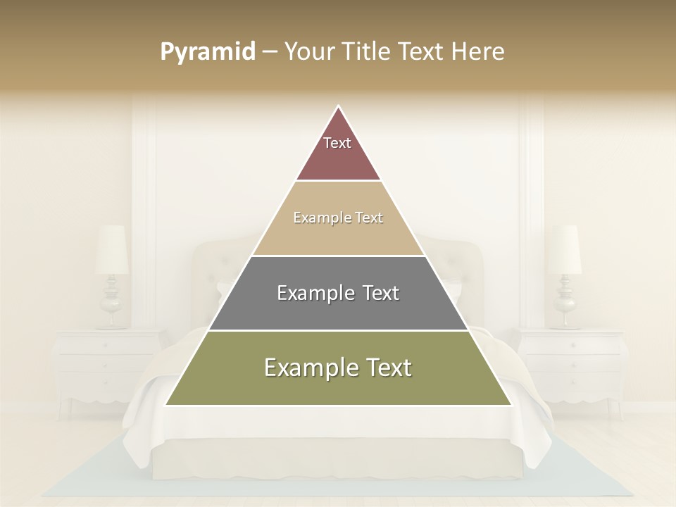 Furniture Comfortable Bed PowerPoint Template