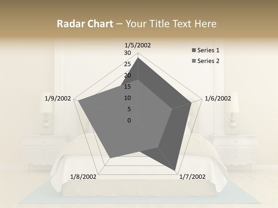 Furniture Comfortable Bed PowerPoint Template