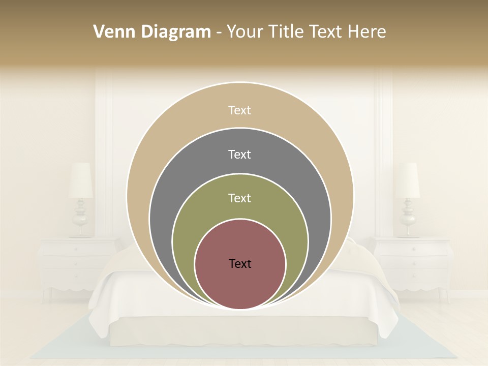Furniture Comfortable Bed PowerPoint Template