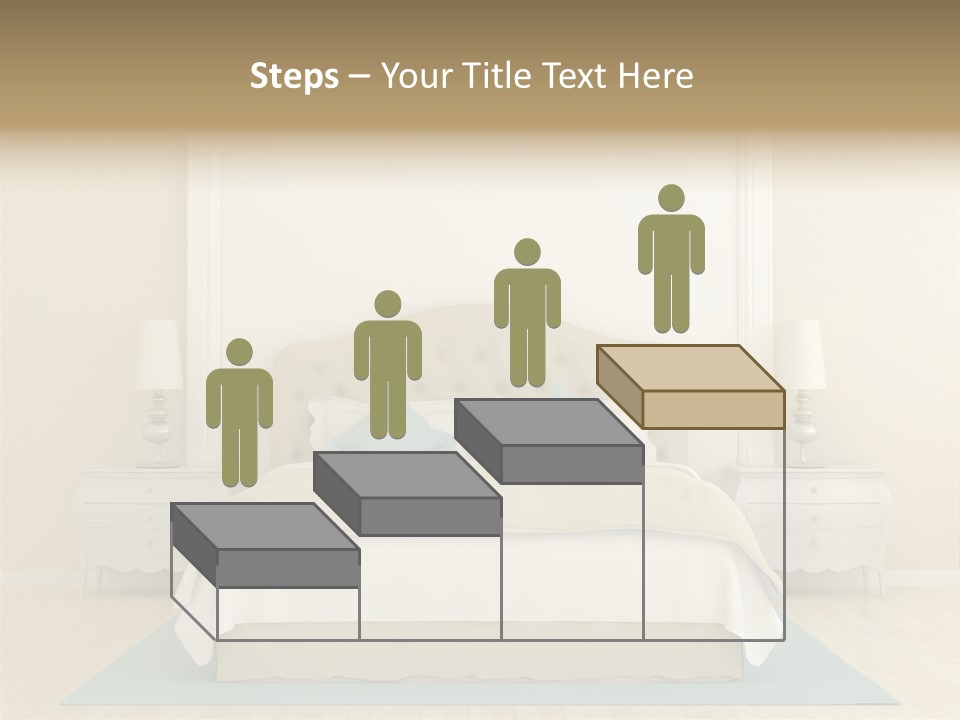 Furniture Comfortable Bed PowerPoint Template