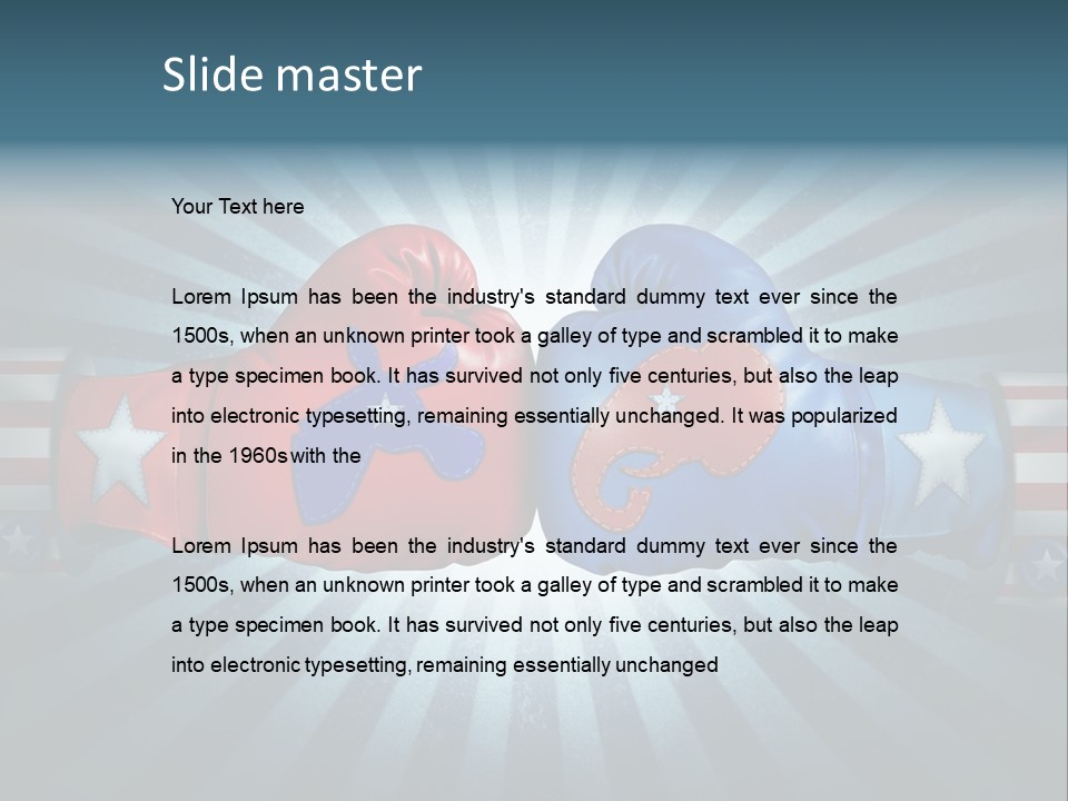 Republican Leadership Presidential Election PowerPoint Template