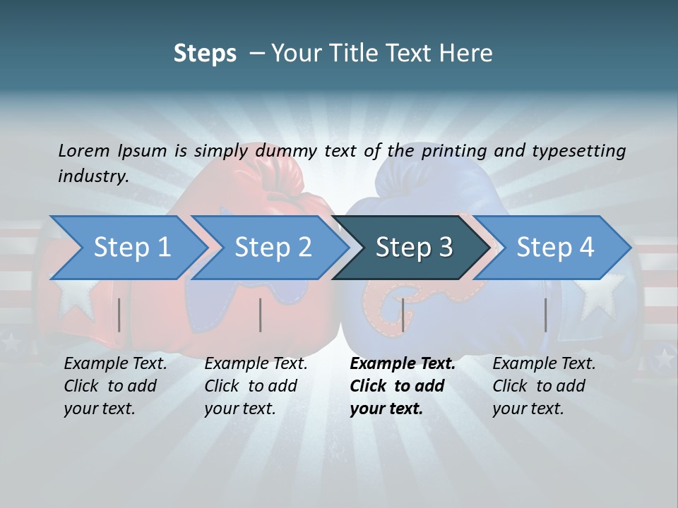 Republican Leadership Presidential Election PowerPoint Template