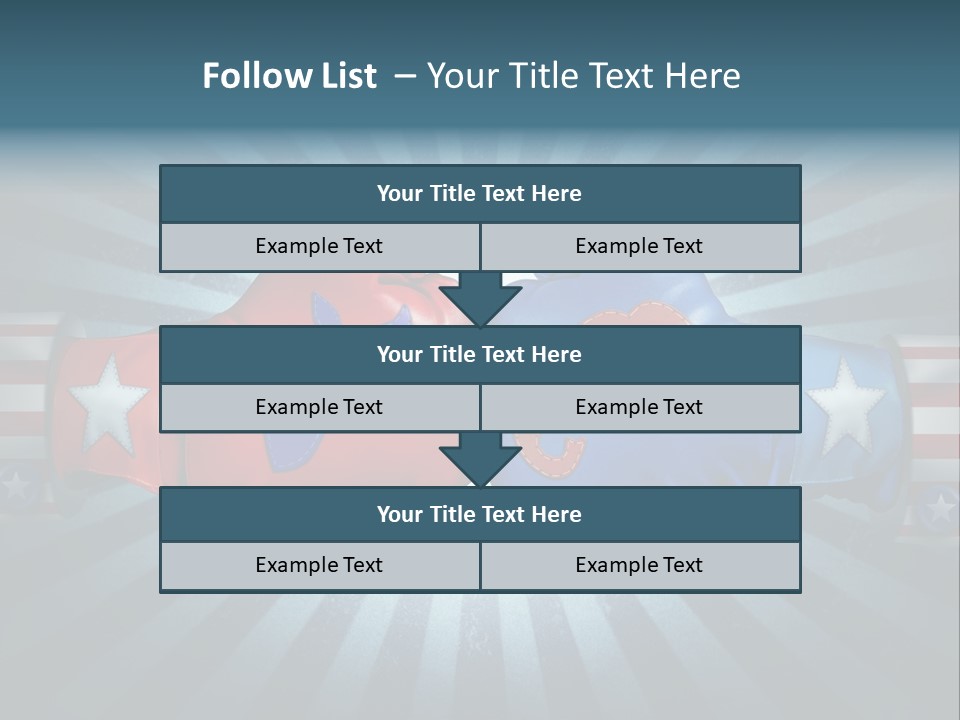 Republican Leadership Presidential Election PowerPoint Template