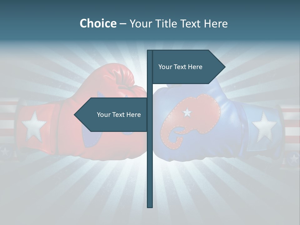 Republican Leadership Presidential Election PowerPoint Template