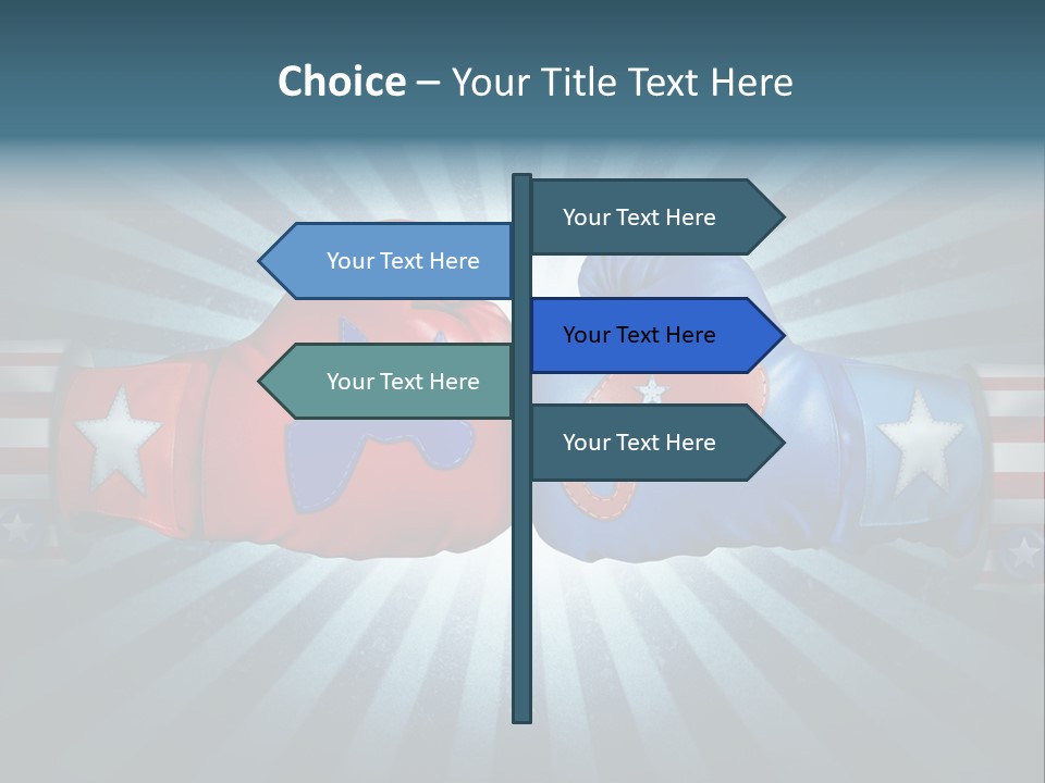 Republican Leadership Presidential Election PowerPoint Template