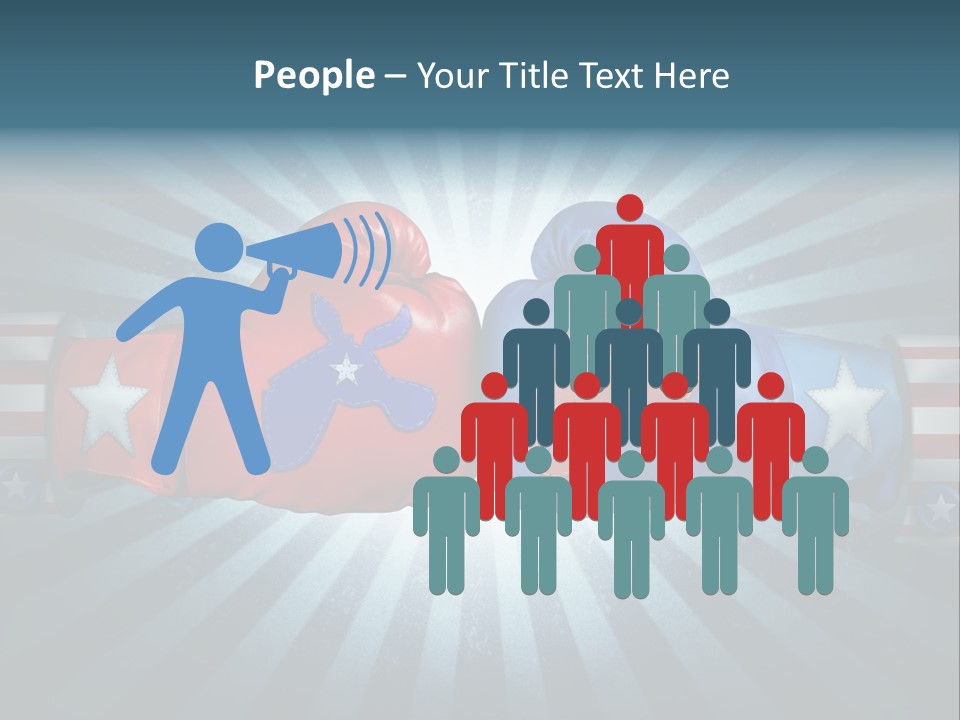 Republican Leadership Presidential Election PowerPoint Template