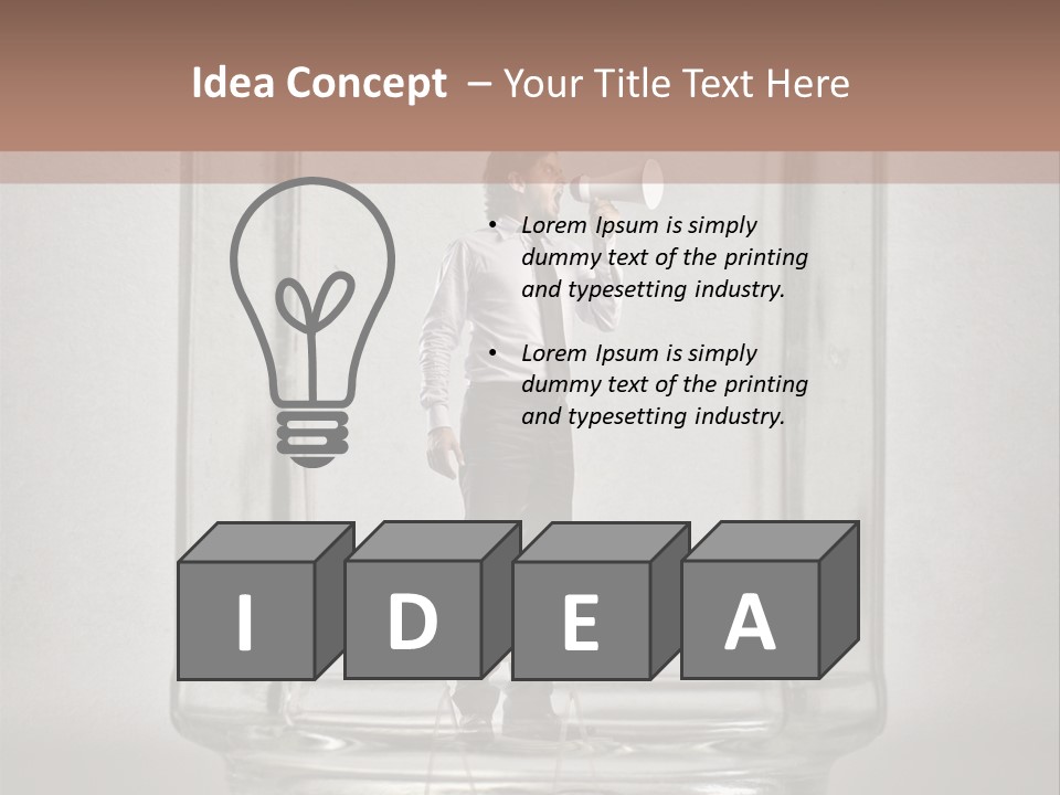 Emotion Communication Scream PowerPoint Template
