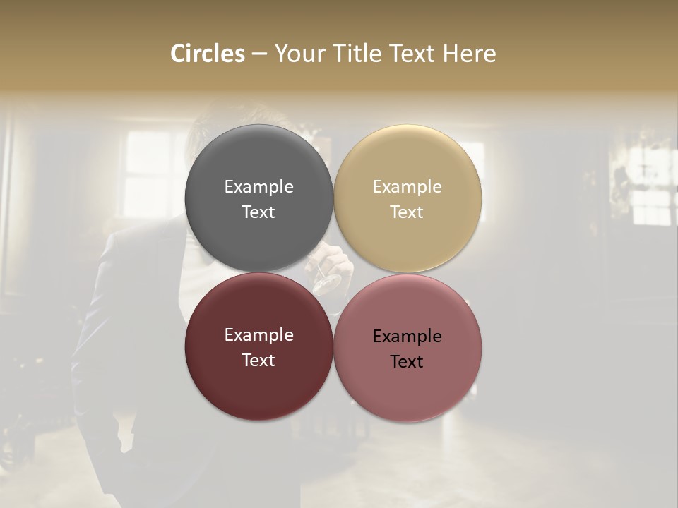 Man Luxury Party PowerPoint Template