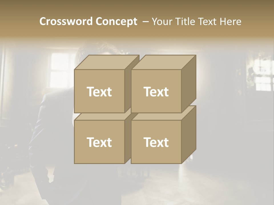 Man Luxury Party PowerPoint Template