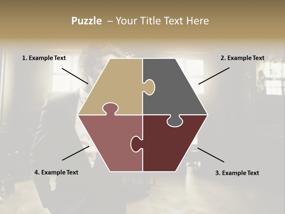 Man Luxury Party PowerPoint Template