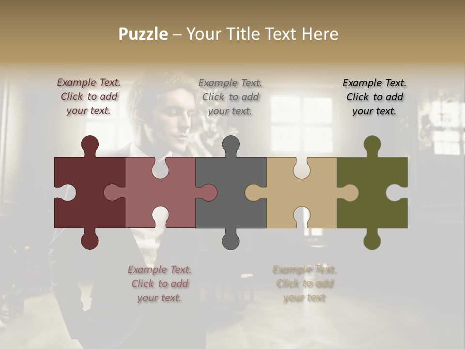 Man Luxury Party PowerPoint Template