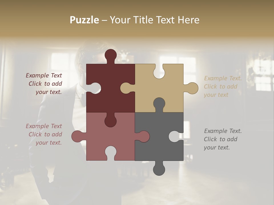 Man Luxury Party PowerPoint Template