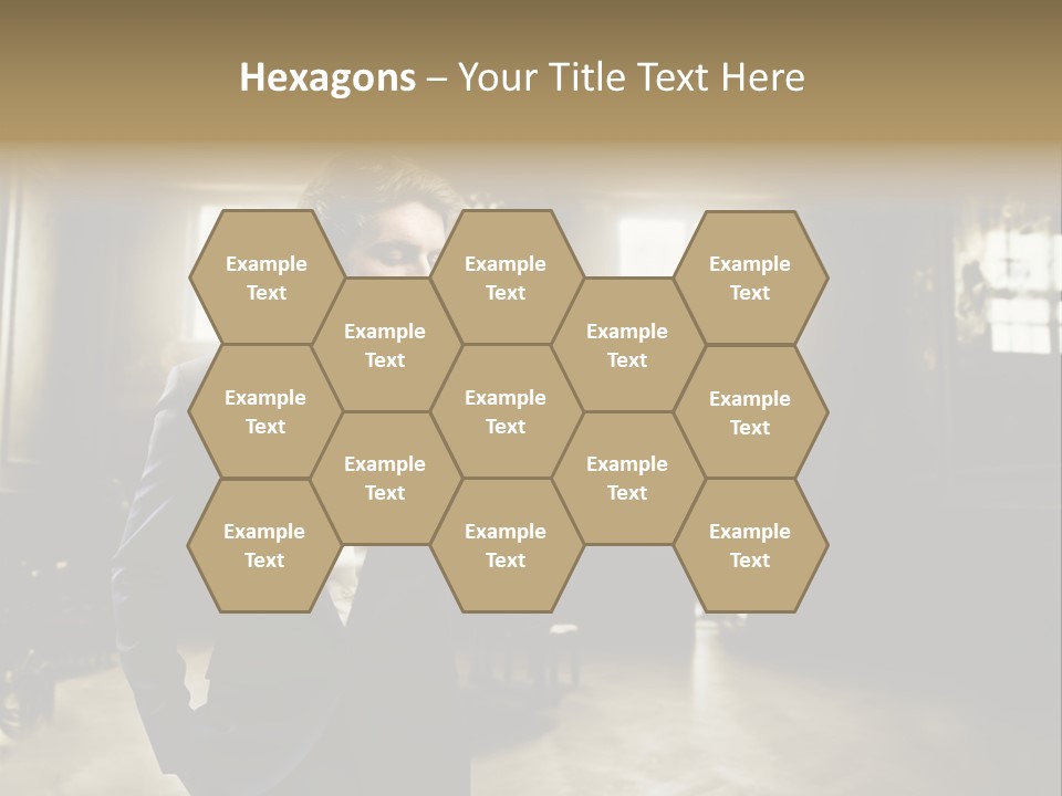 Man Luxury Party PowerPoint Template