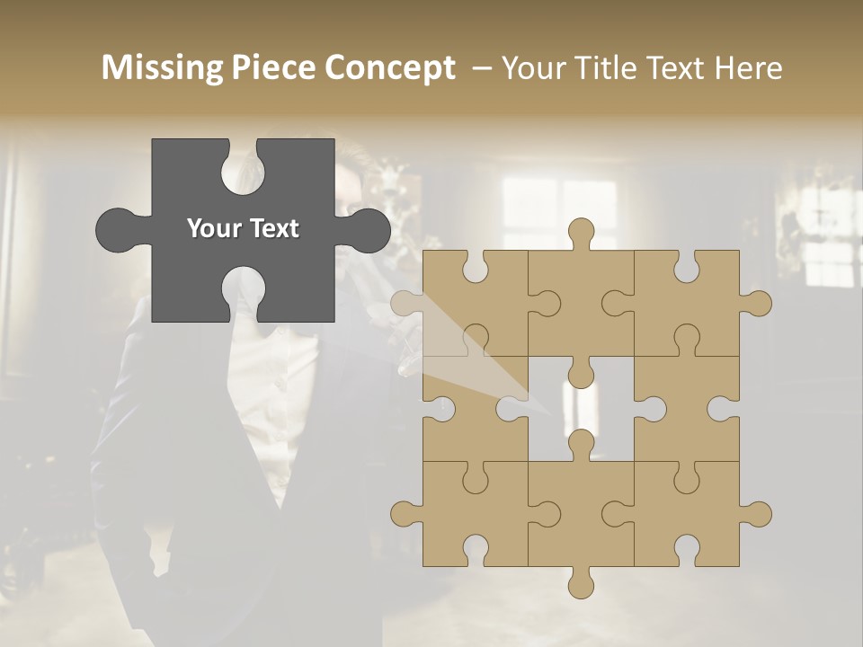 Man Luxury Party PowerPoint Template