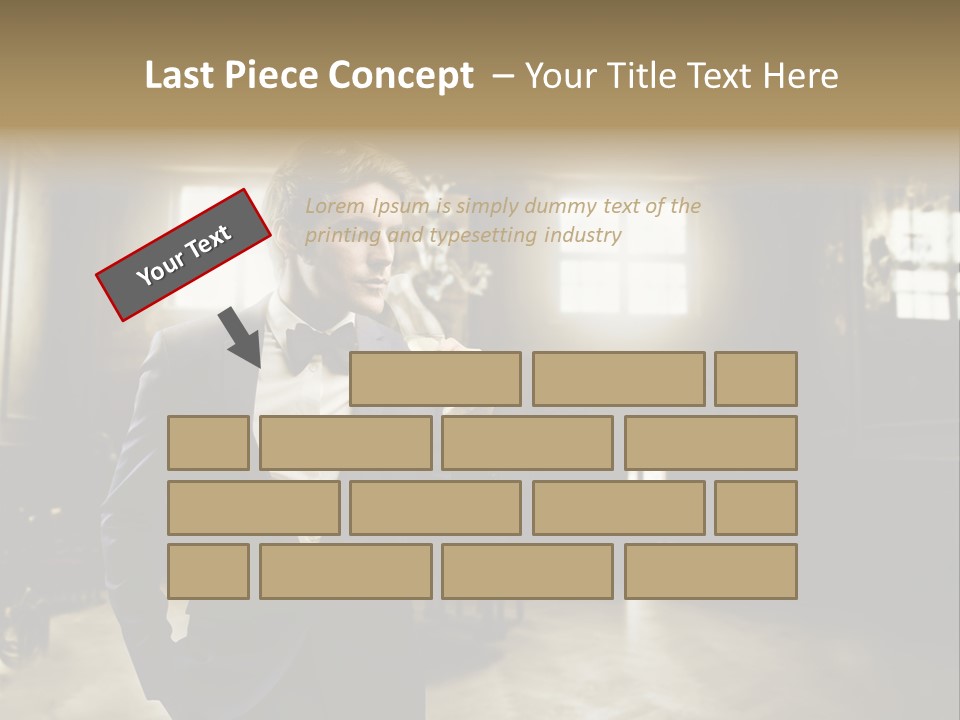 Man Luxury Party PowerPoint Template