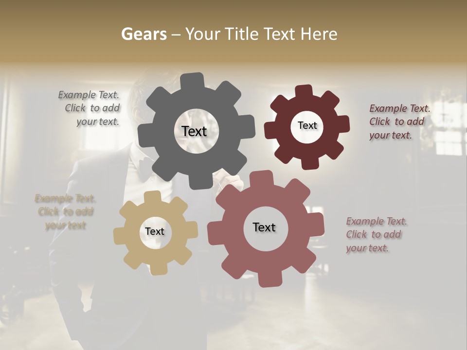 Man Luxury Party PowerPoint Template