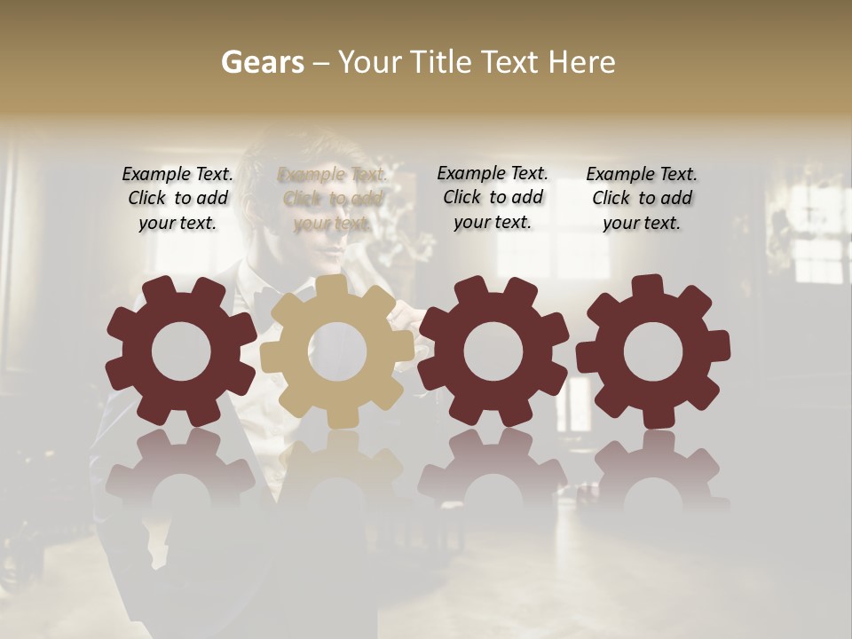 Man Luxury Party PowerPoint Template