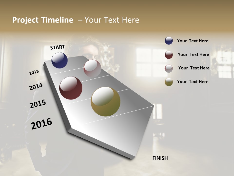 Man Luxury Party PowerPoint Template