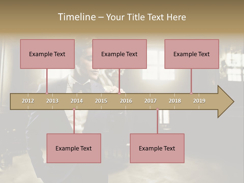 Man Luxury Party PowerPoint Template