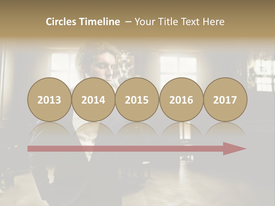 Man Luxury Party PowerPoint Template