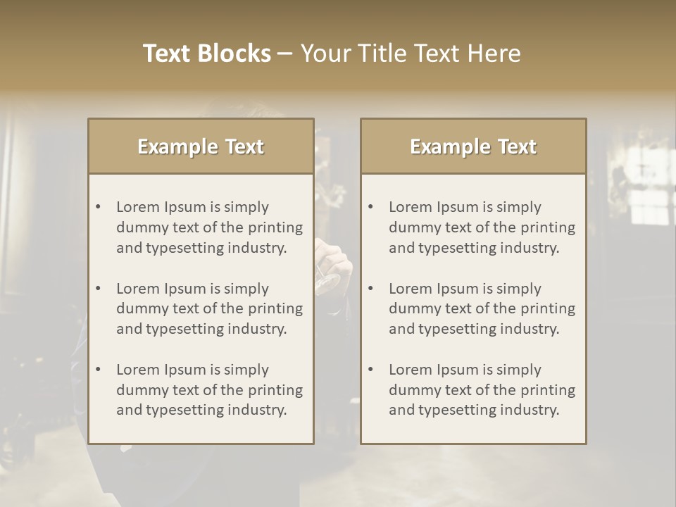 Man Luxury Party PowerPoint Template