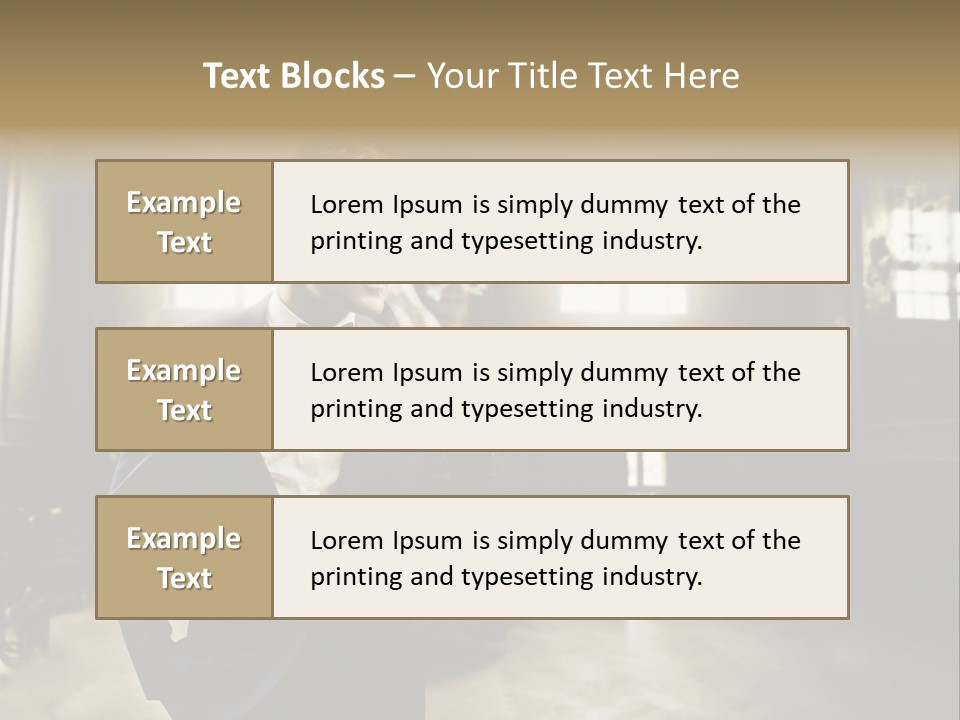 Man Luxury Party PowerPoint Template