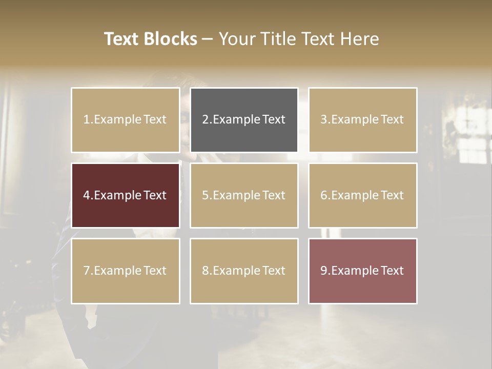 Man Luxury Party PowerPoint Template