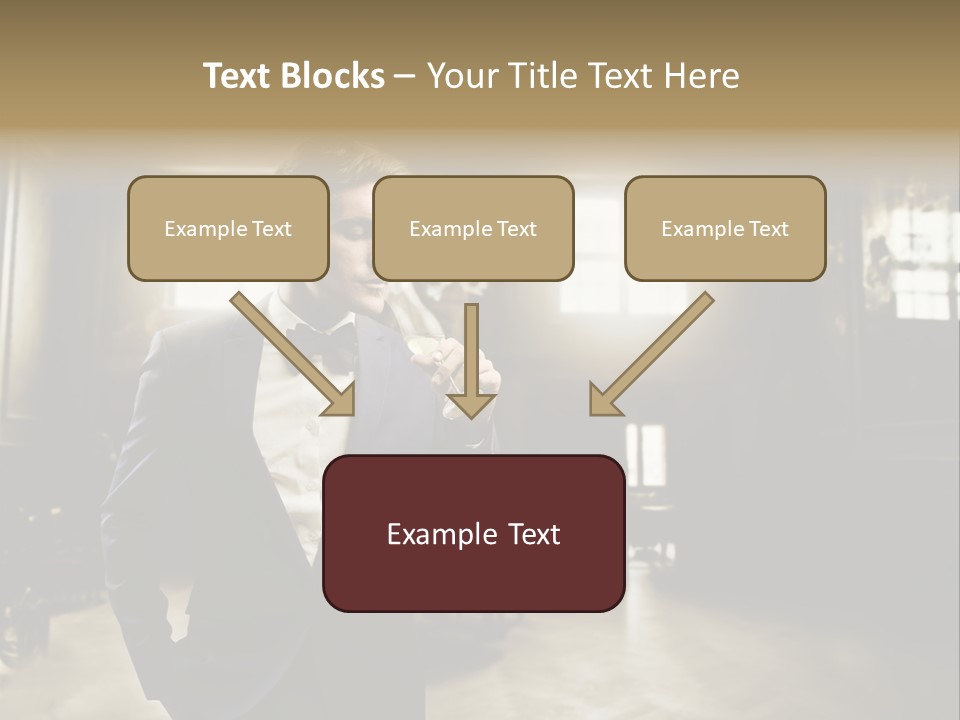 Man Luxury Party PowerPoint Template