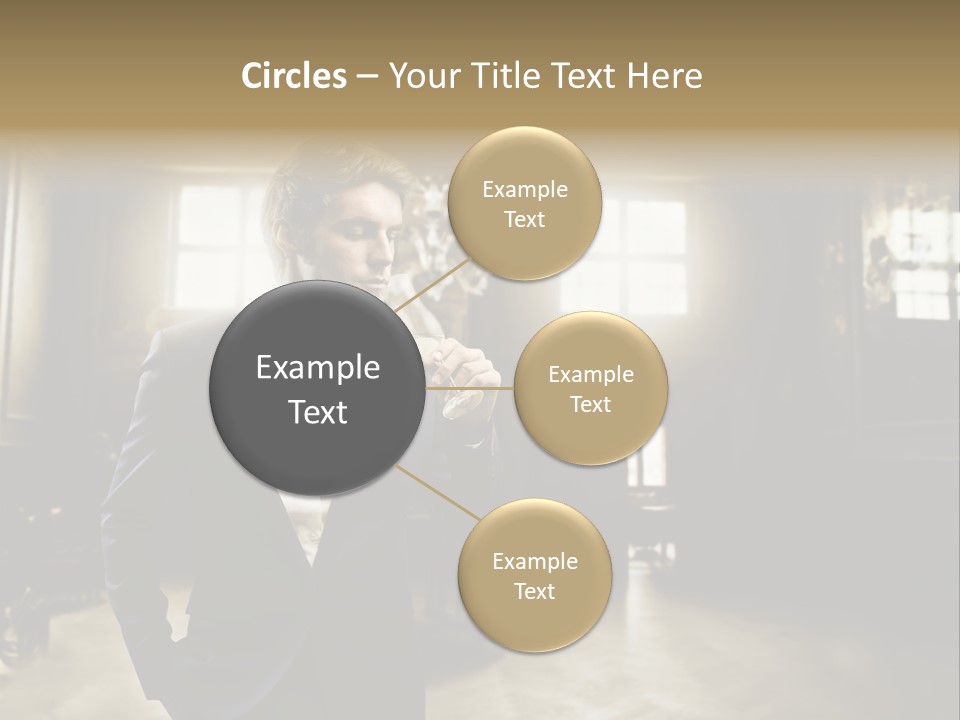 Man Luxury Party PowerPoint Template