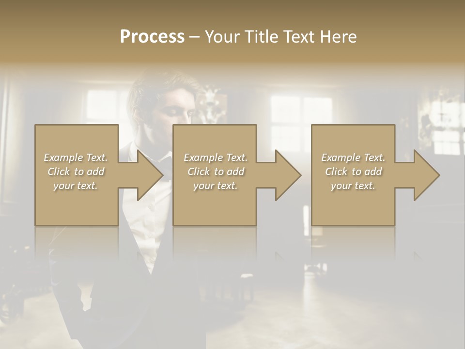 Man Luxury Party PowerPoint Template