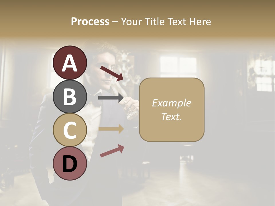 Man Luxury Party PowerPoint Template