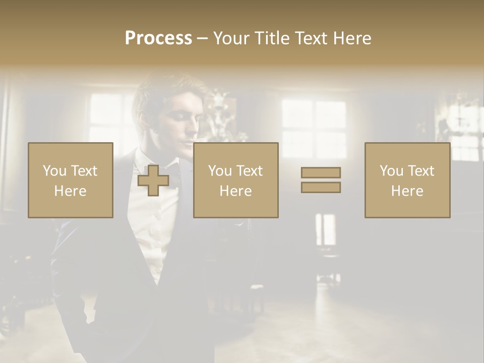 Man Luxury Party PowerPoint Template