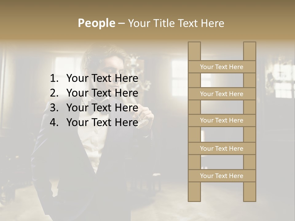 Man Luxury Party PowerPoint Template