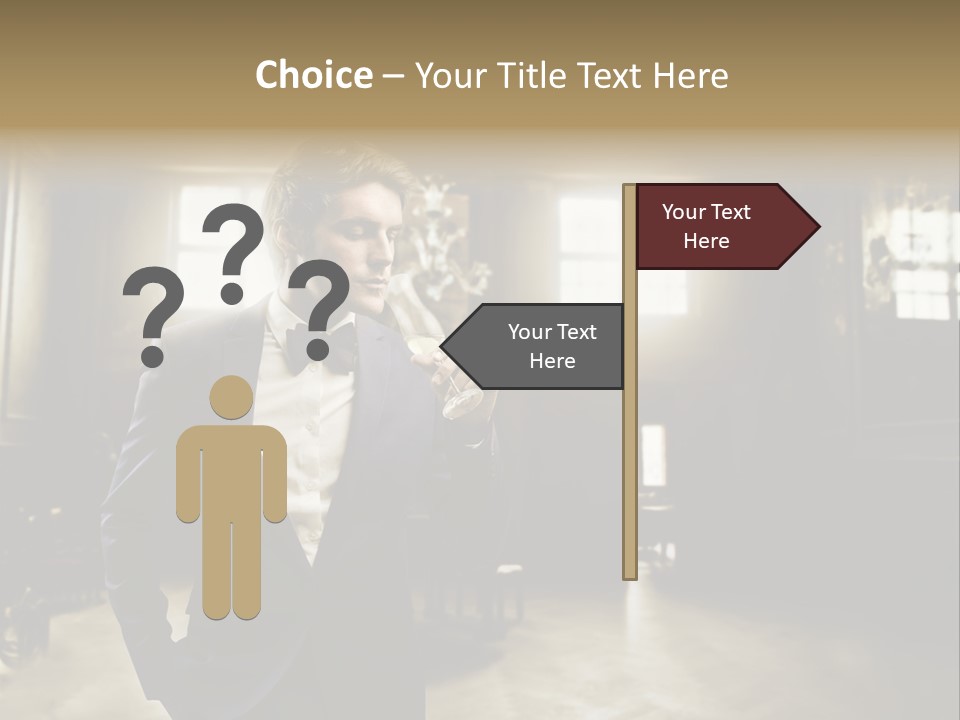 Man Luxury Party PowerPoint Template