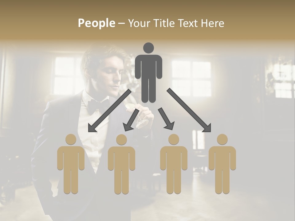 Man Luxury Party PowerPoint Template