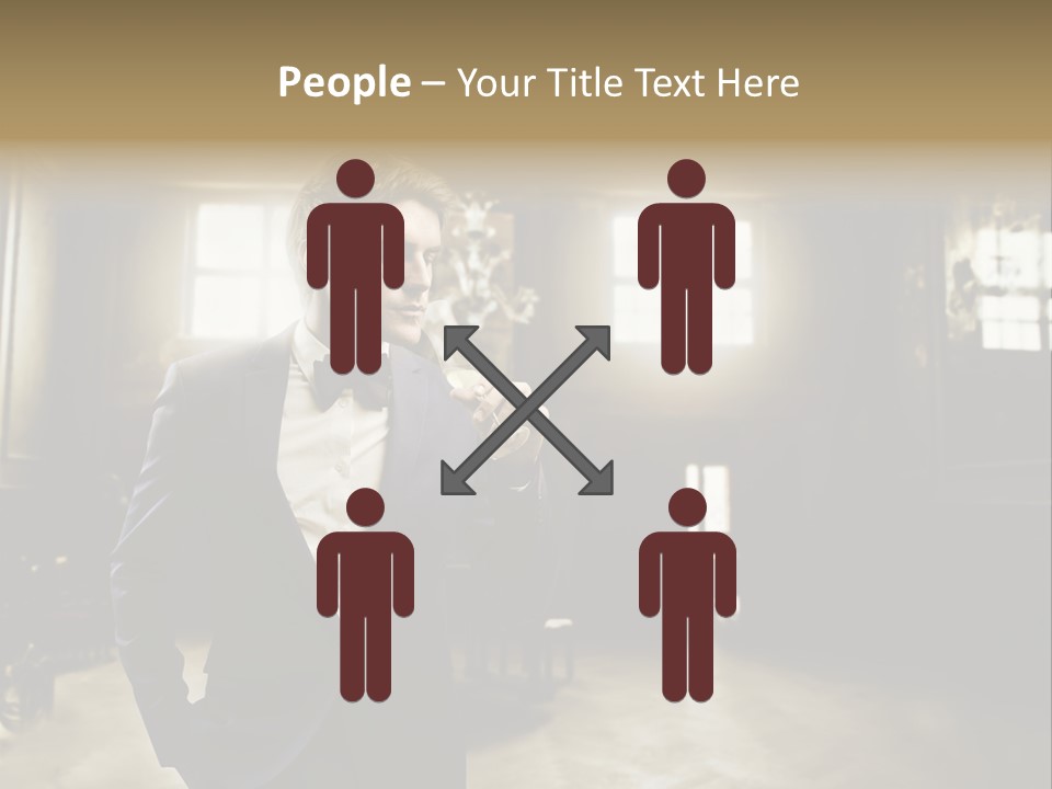 Man Luxury Party PowerPoint Template