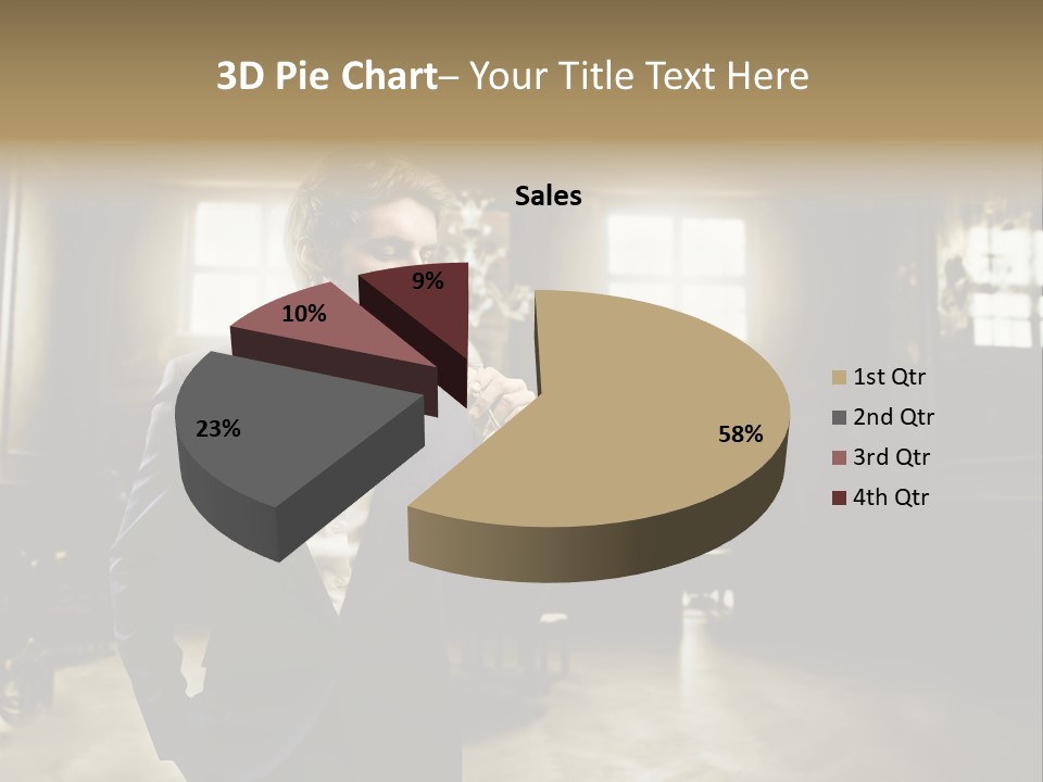 Man Luxury Party PowerPoint Template