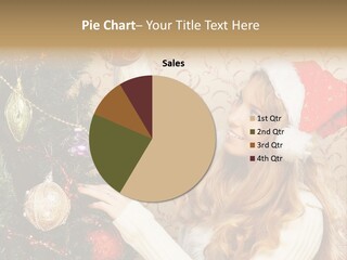 Beauty Golden Decorate PowerPoint Template